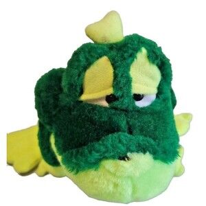 Plush Frog Pince Crown Stuffed Animal Toy Green Classic Toy Company 7"